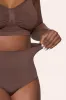 BOOMBA | Cocoa Short-Waisted Thong Shapewear sold by Club L London