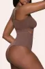 BOOMBA | Cocoa Short-Waisted Thong Shapewear sold by Club L London