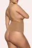 BOOMBA | Caramel Short-Waisted Thong Shapewear sold by Club L London