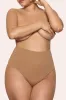 BOOMBA | Caramel Short-Waisted Thong Shapewear sold by Club L London