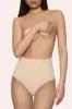 BOOMBA | Sand Short-Waisted Thong Shapewear sold by Club L London