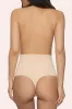 BOOMBA | Sand Short-Waisted Thong Shapewear sold by Club L London