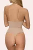 BOOMBA | Beige High-Waisted Thong Shapewear sold by Club L London