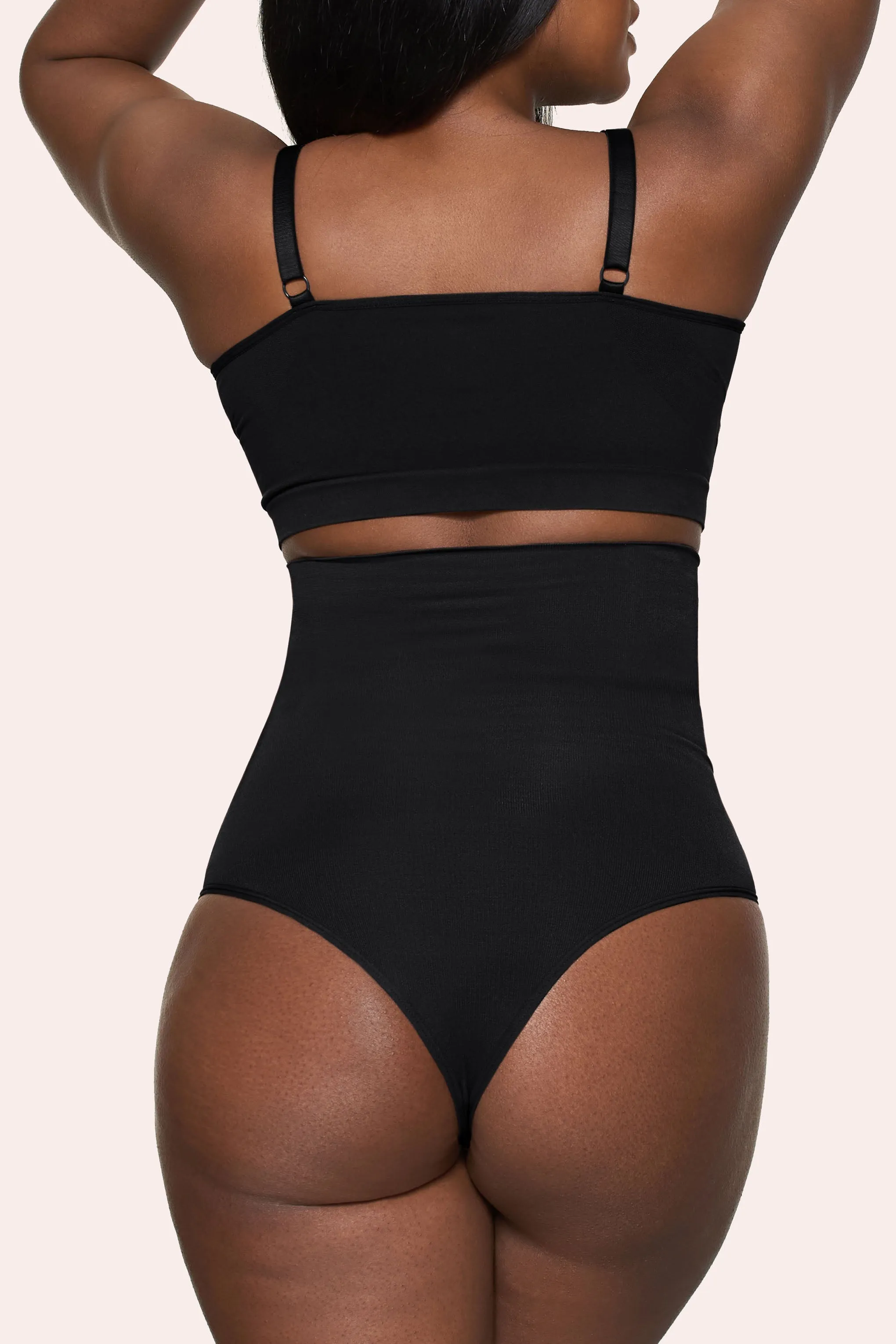 BOOMBA | Black Shaping Series High-Waisted Shaper sold by Club L London product image thumbnail 2