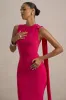 Mia | Hot Pink Maxi Dress With Sash sold by Club L London