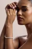 Elysia | Silver Diamante Bracelet sold by Club L London