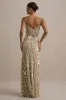 Gemini | Floral Embellished Strappy Maxi Dress sold by Club L London