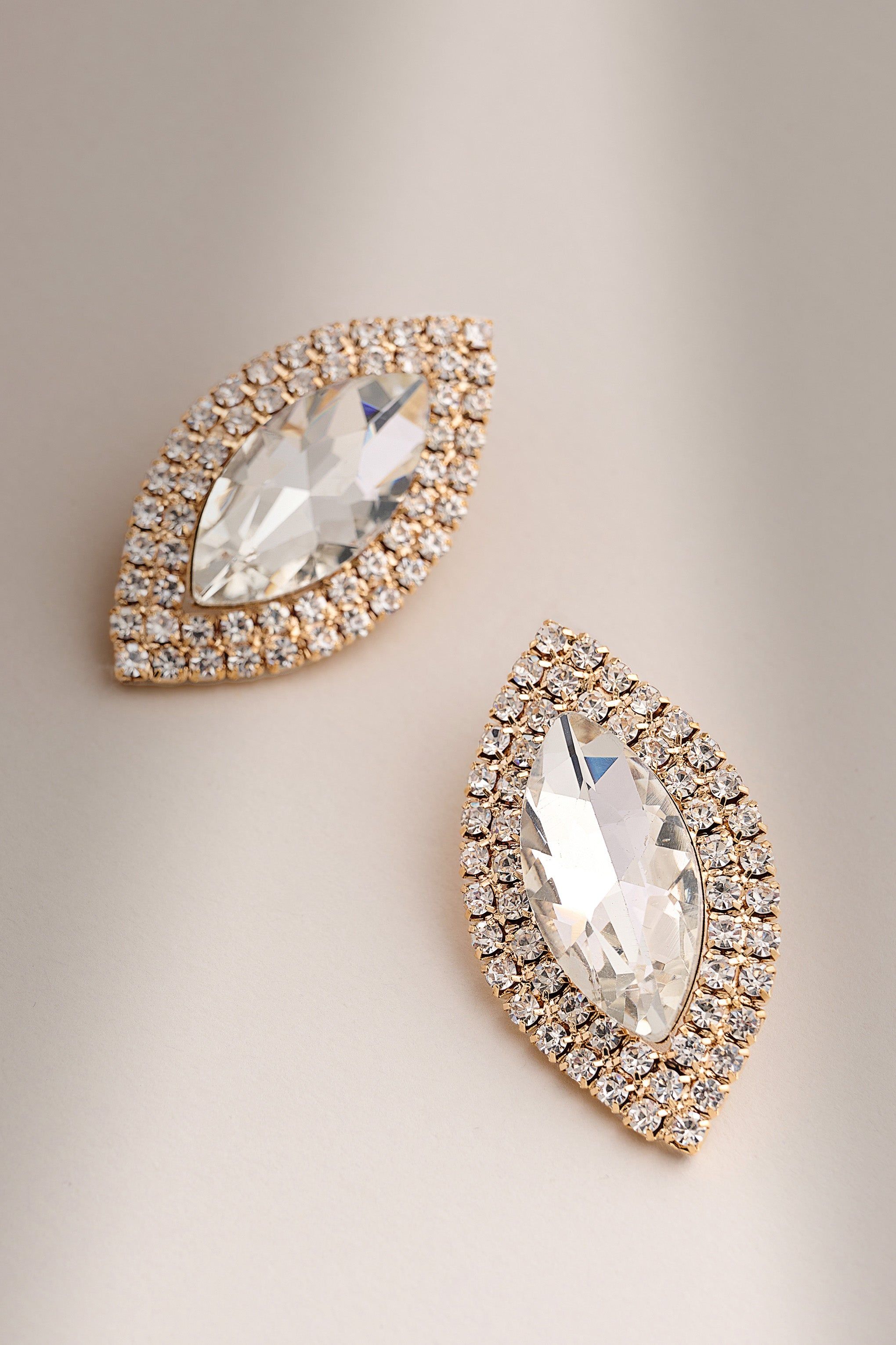 Alberta | Gold Statement Jewelled Necklace and Earrings sold by Club L London product image thumbnail 3