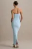 Juniper | Powder Blue Strapless Maternity Maxi Dress sold by Club L London