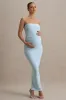 Juniper | Powder Blue Strapless Maternity Maxi Dress sold by Club L London
