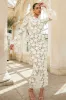 Viper | Cream Lace Long-Sleeve Maxi Dress sold by Club L London