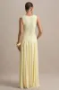 Outline | Lemon Maternity Maxi Dress With Draped Skirt sold by Club L London