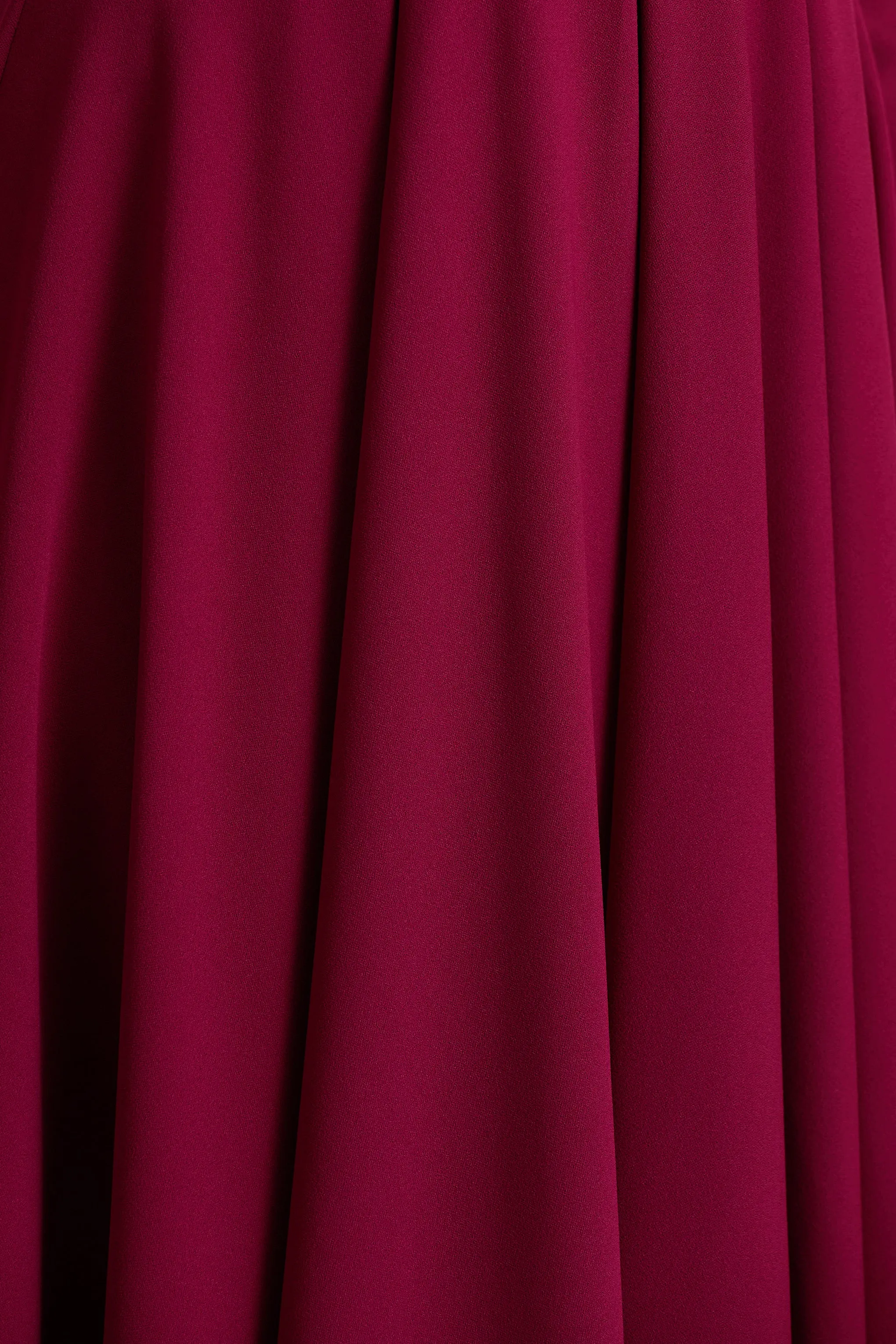 Alison | Burgundy Square-Neck A-Line Midi Dress sold by Club L London product image thumbnail 5