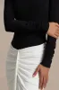 Matilda | Black And White Boat-Neck Maxi Dress With Ruched Detailing sold by Club L London