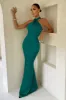 Unstoppable | Teal Cross Over Halter Neck Maxi Dress sold by Club L London