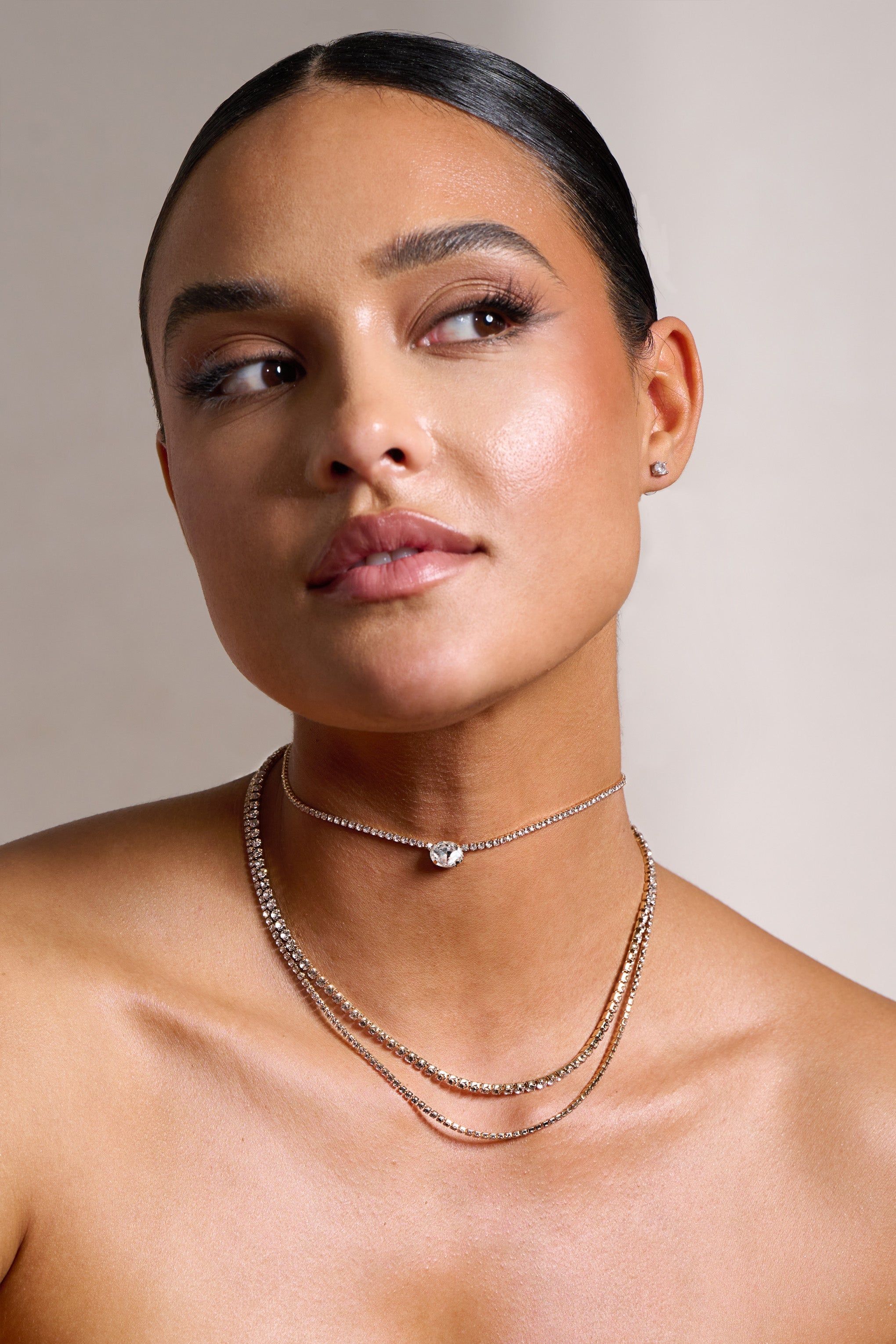 May | Gold Layered Pendant Necklace sold by Club L London product image thumbnail 3