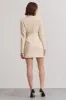 Chelsea | Stone Fitted Blazer Mini Dress sold by Club L London