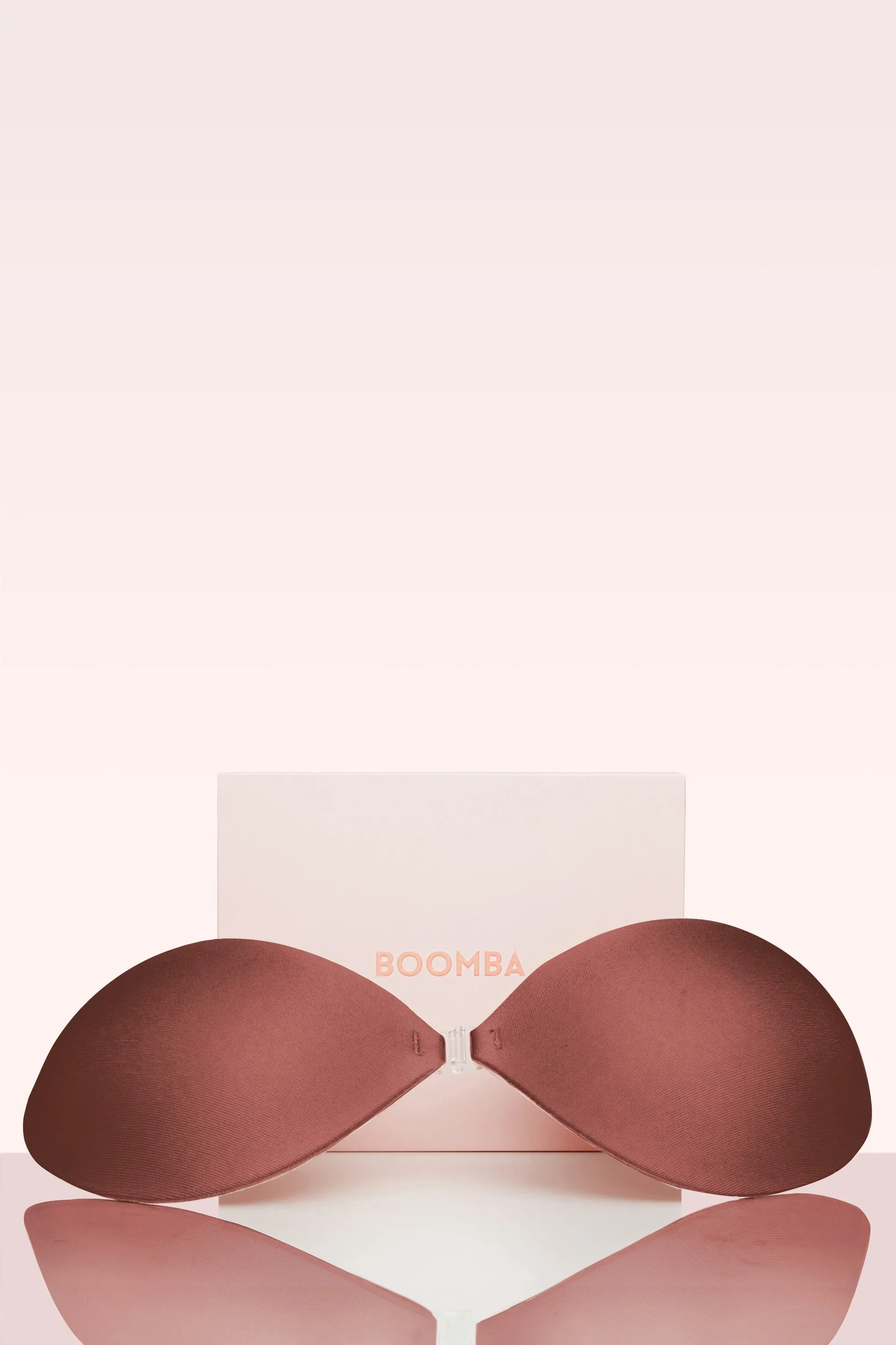 Magic Sticky Bra | Boomba Cocoa Padded Sticky Bra sold by Club L London