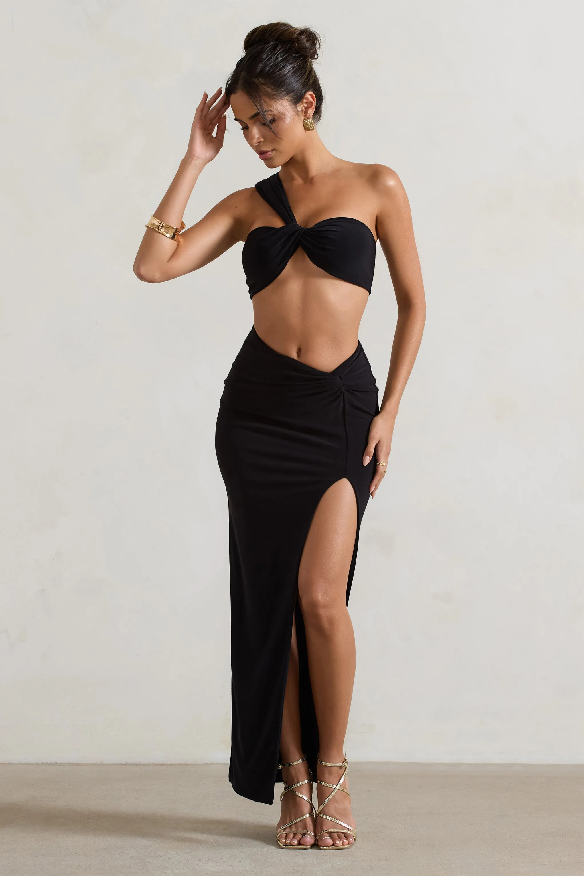 【I AM MARI】Kissing Silt Long Skirt endless-summer-maxi-skirt-w-