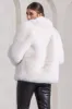 Hot Toddy | Cream Short Faux Fur Coat sold by Club L London