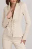 Runway Ready | Stone Laced Corset Tailored Blazer sold by Club L London