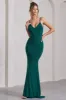 Naya | Bottle Green Strappy V-Neck  Maxi Dress sold by Club L London