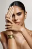 Acacia | Gold Leaf Adjustable Bangle sold by Club L London