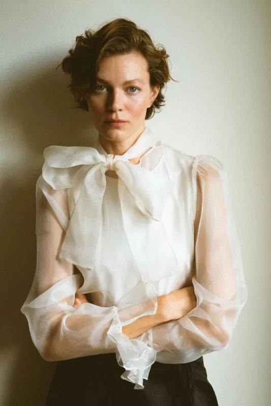 Pure Elegance Bodysuit Cream made by Undress Code