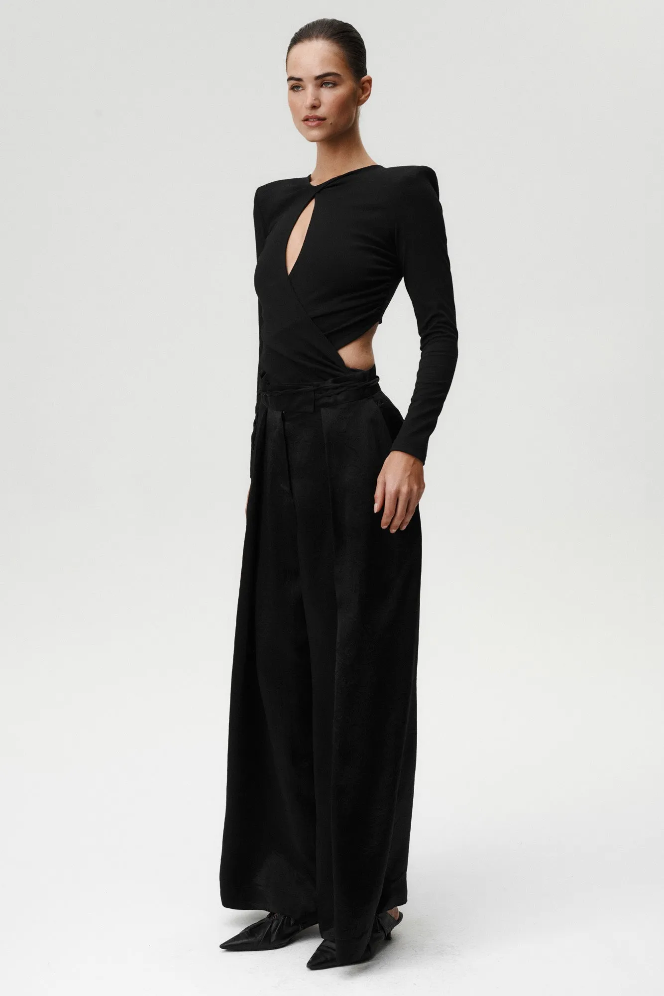 Sophia Bodysuit Black sold by Undress Code