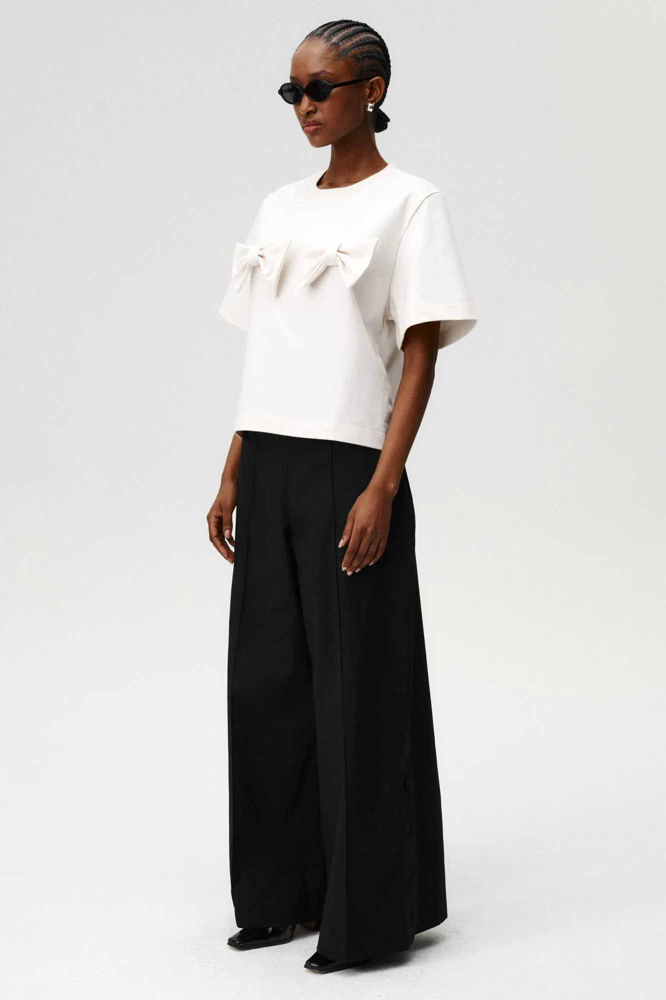 Everly T-Shirt White sold by Undress Code product image thumbnail 5