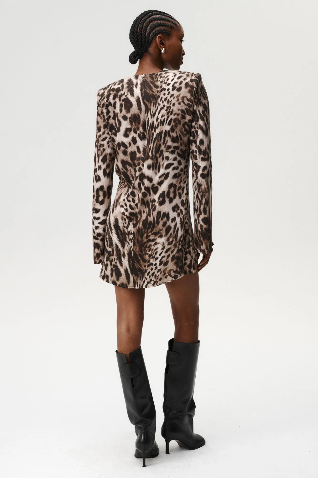 Paloma Mini Dress Leopard sold by Undress Code product image thumbnail 3
