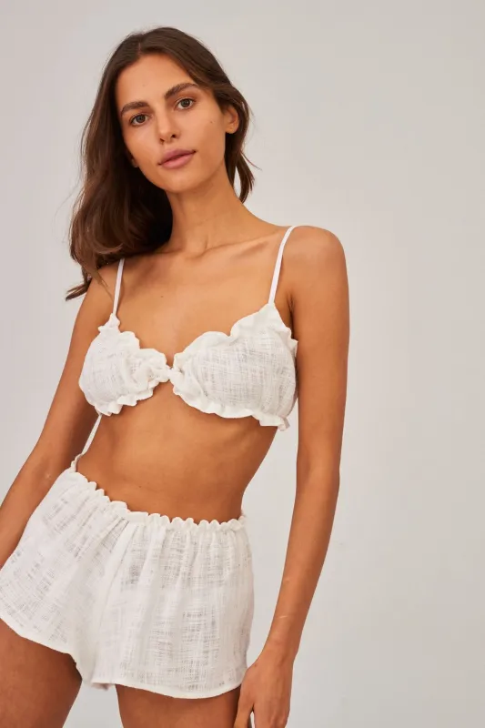 Beach Lovers Top White sold by Undress Code