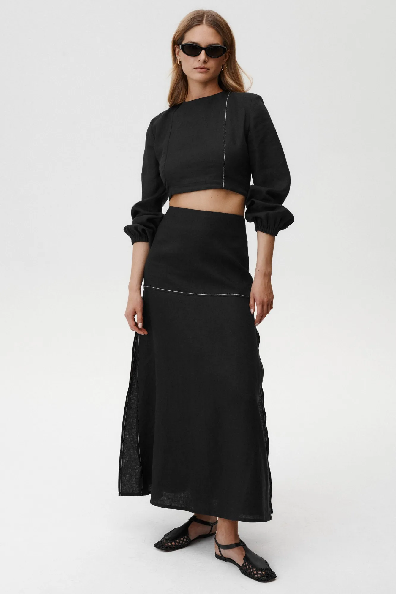 Selene Shirt Black sold by Undress Code product image thumbnail 2