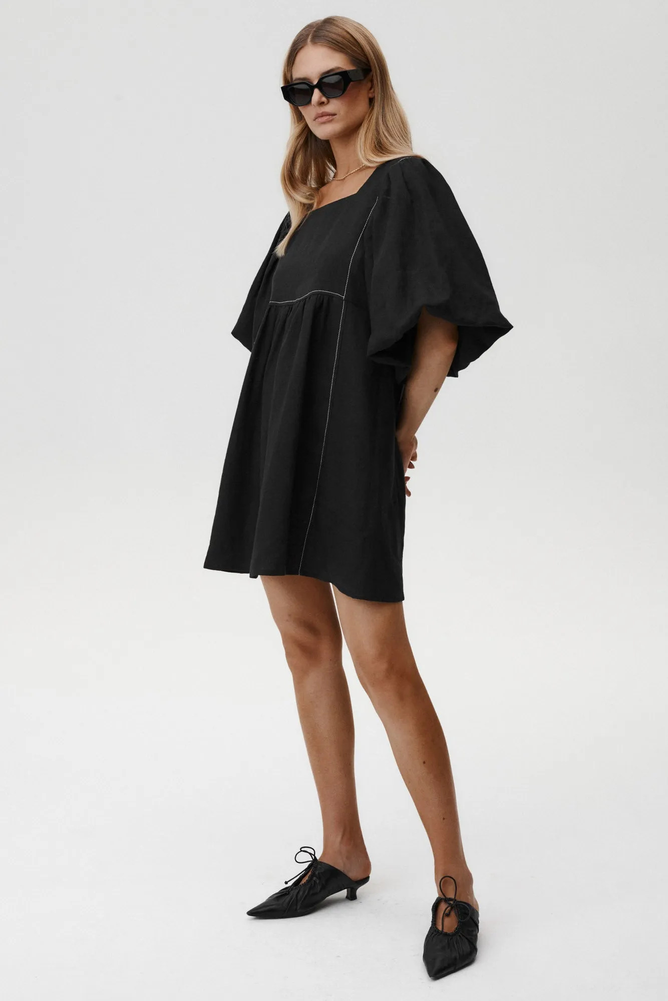Gaia Dress Black sold by Undress Code product image thumbnail 5