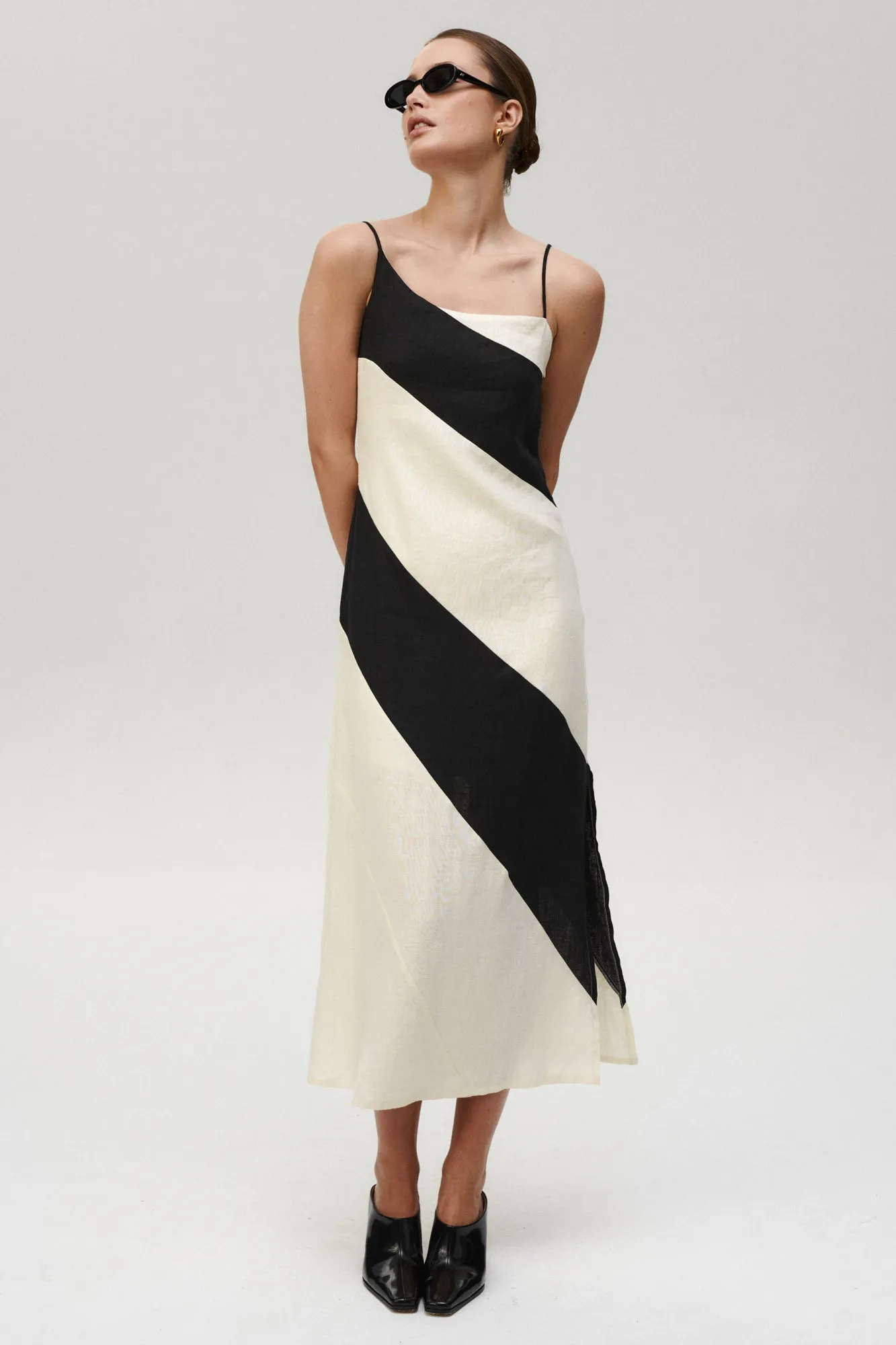 Amalfi Dress Cream sold by Undress Code product image thumbnail 3