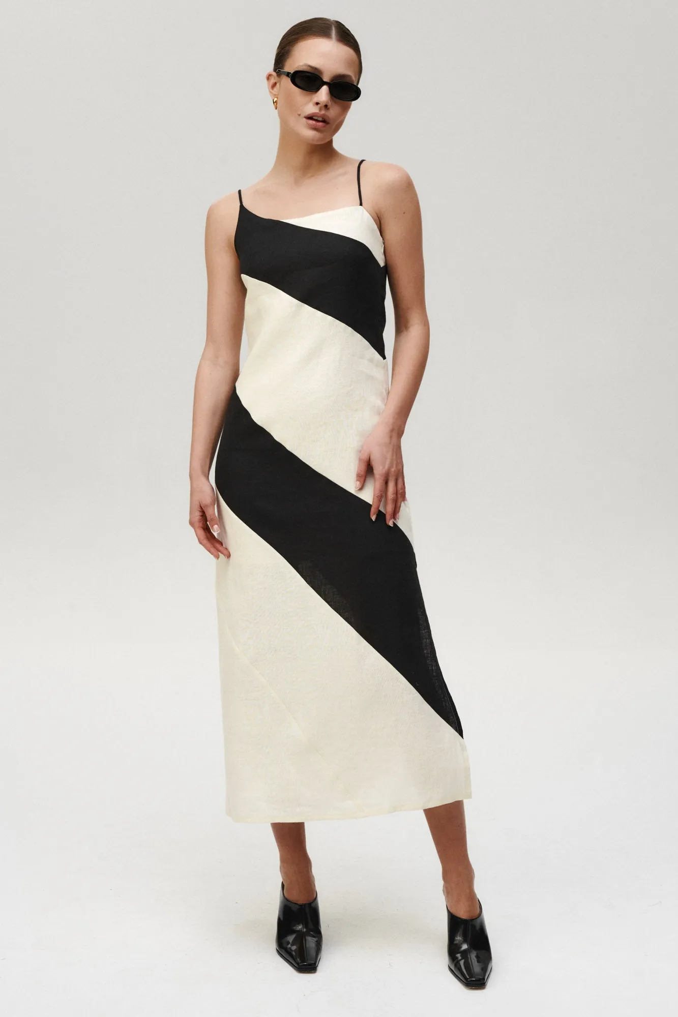 Amalfi Dress Cream sold by Undress Code