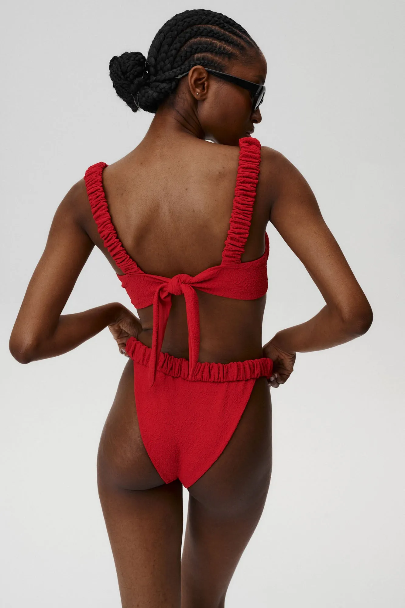 Girlish Charm Bikini Bottom Red sold by Undress Code product image thumbnail 5