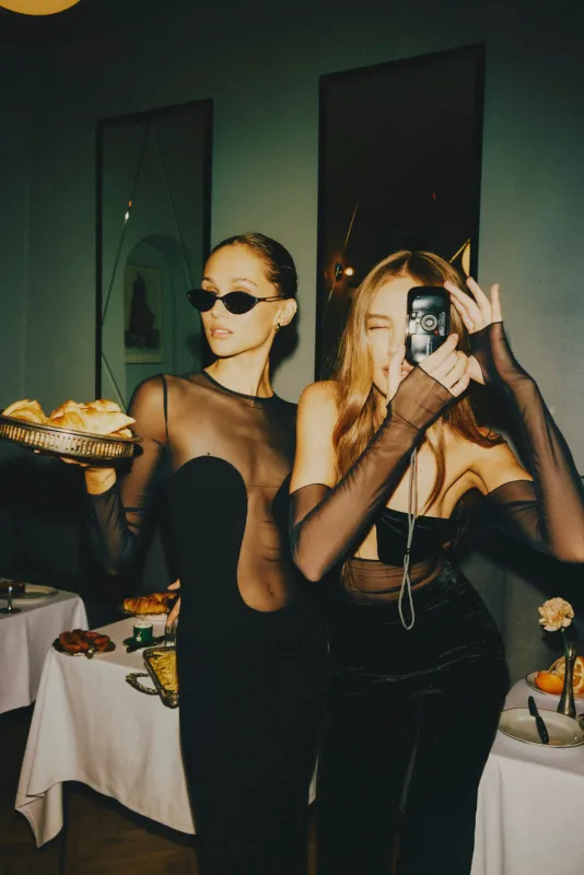 Sleek Silhouette Dress Black made by Undress Code