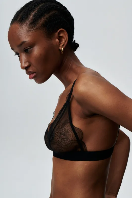 Gentle Bra Black sold by Undress Code