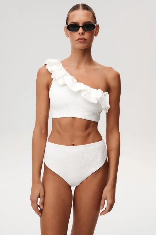 Summertime Bikini Bottom White sold by Undress Code