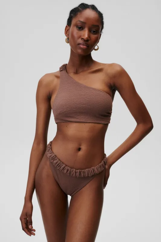 Girlish Charm Bikini Top Praline sold by Undress Code