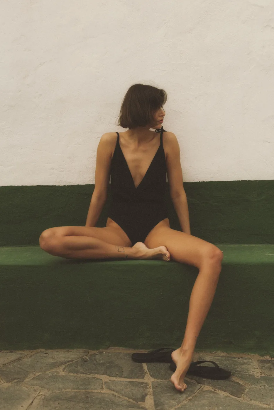 Night In Positano Swimsuit Black sold by Undress Code