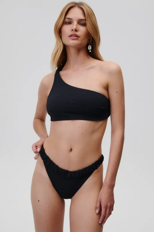 Girlish Charm Bikini Bottom Black sold by Undress Code