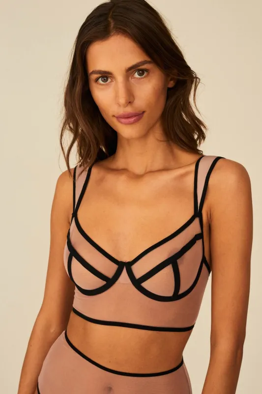 In The Clouds Bra Black sold by Undress Code