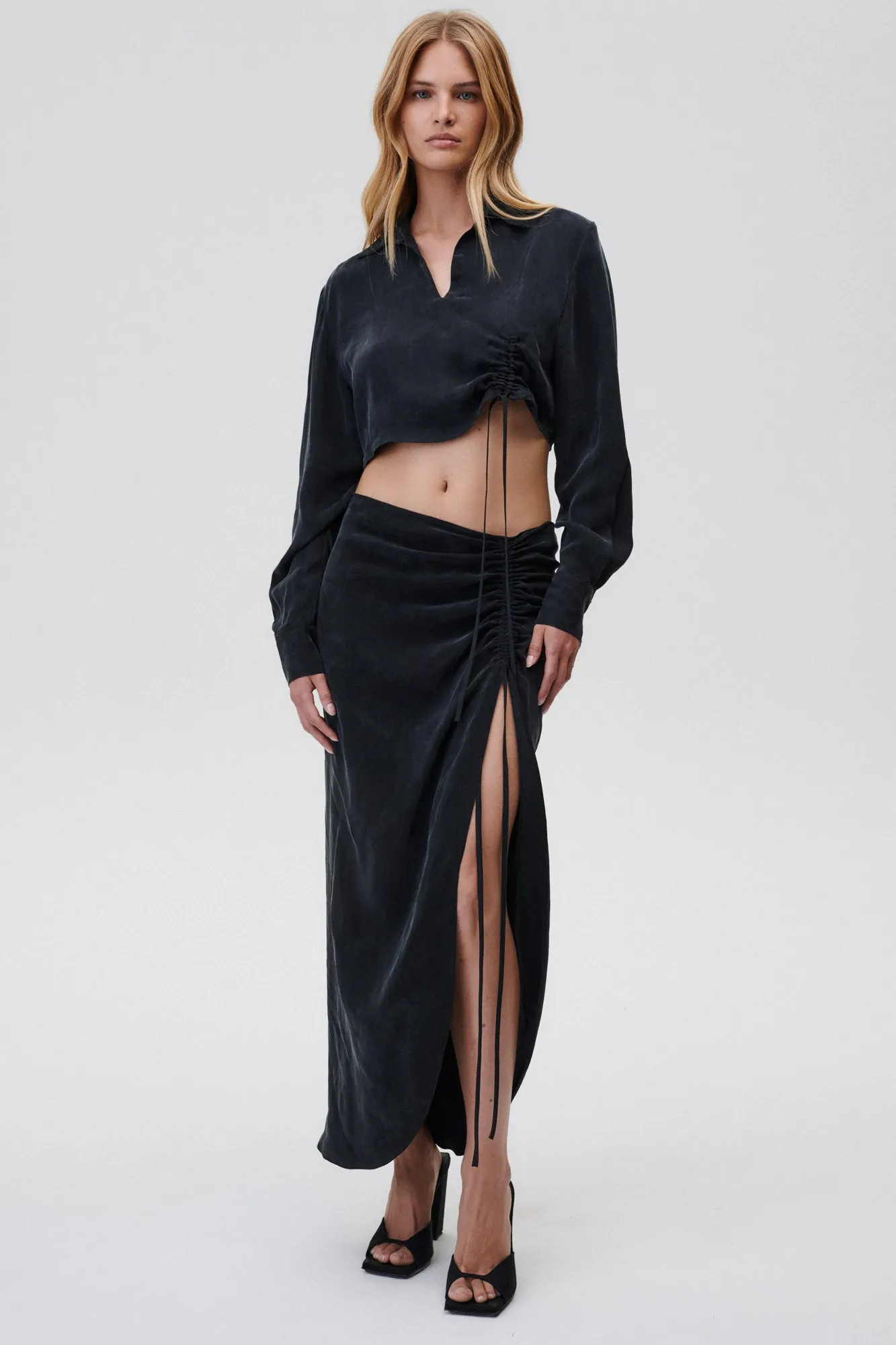 Rhea Skirt Black sold by Undress Code