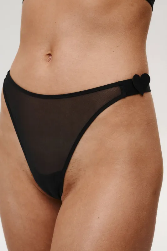 Beloved Thong Black made by Undress Code