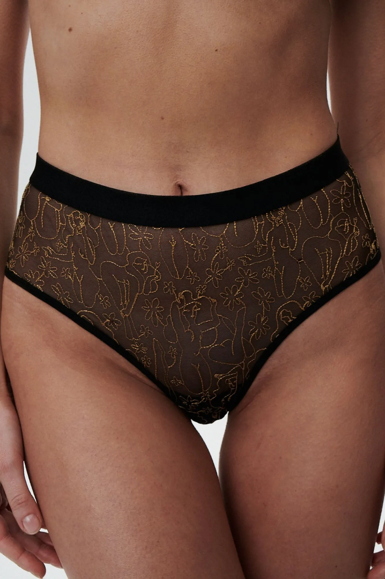 Modern Love Panties Gold sold by Undress Code product image thumbnail 3