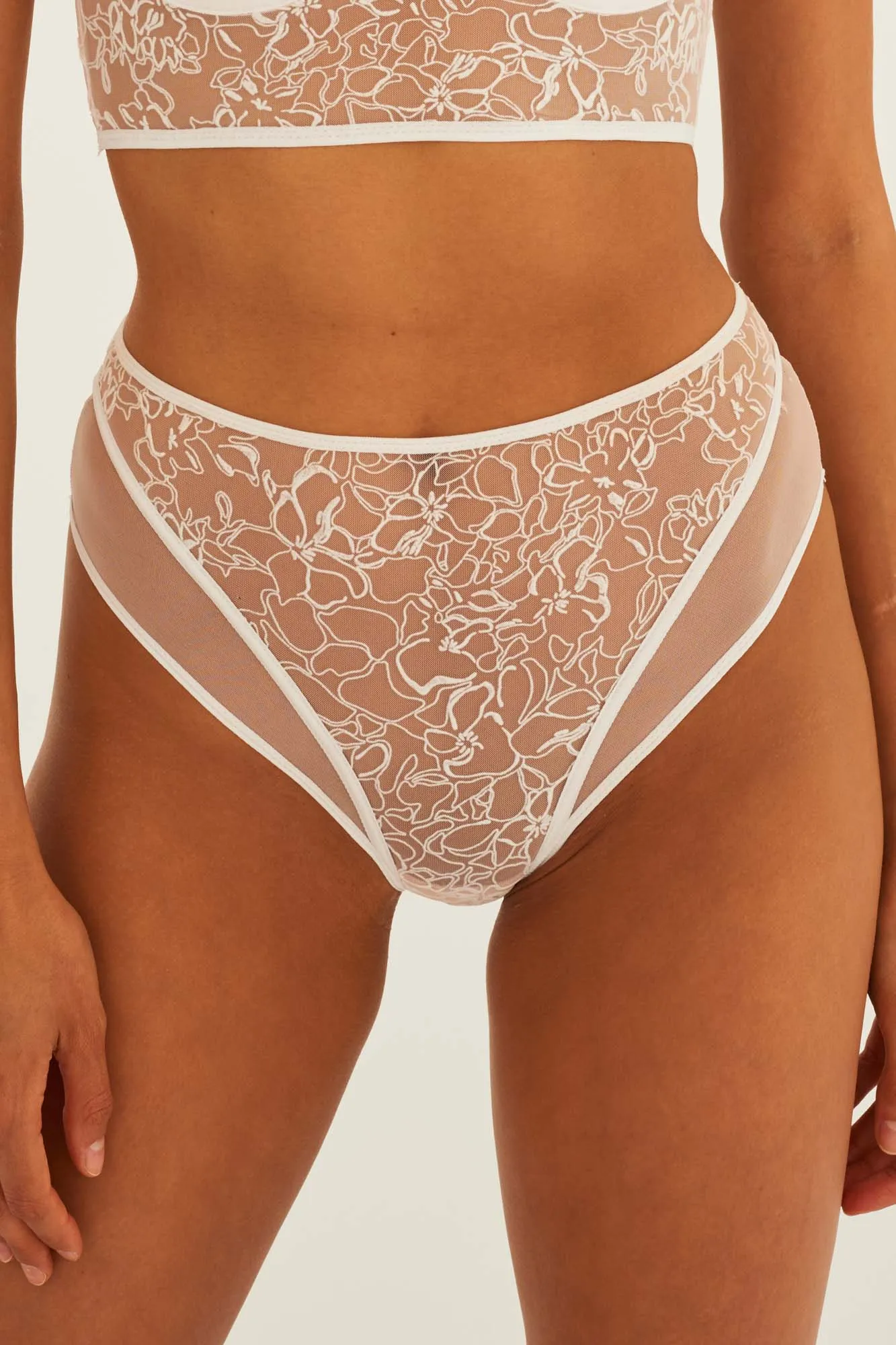 Something Classy Panties White Lace sold by Undress Code product image thumbnail 2
