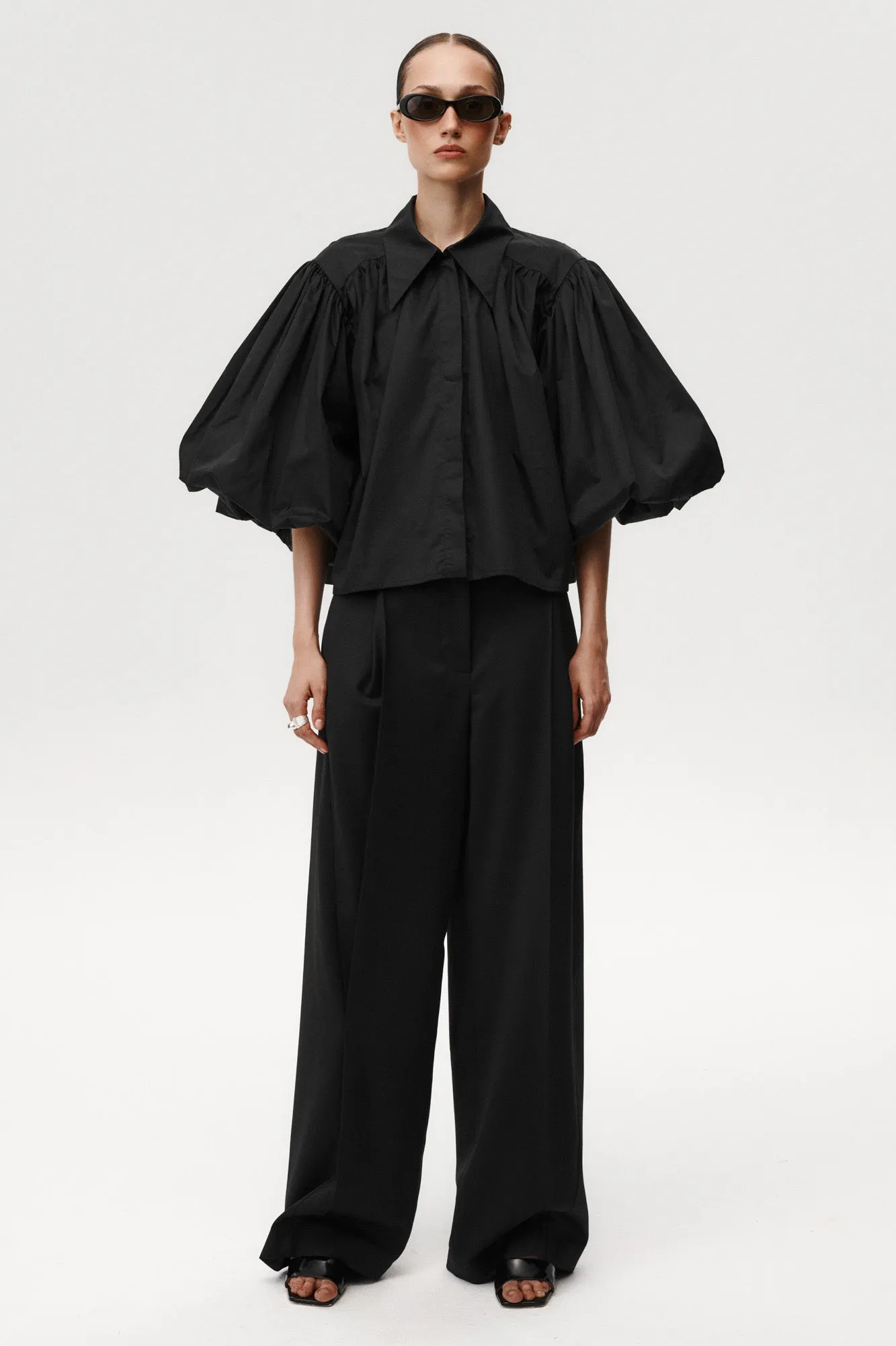 Buonasera Shirt Black sold by Undress Code product image thumbnail 5