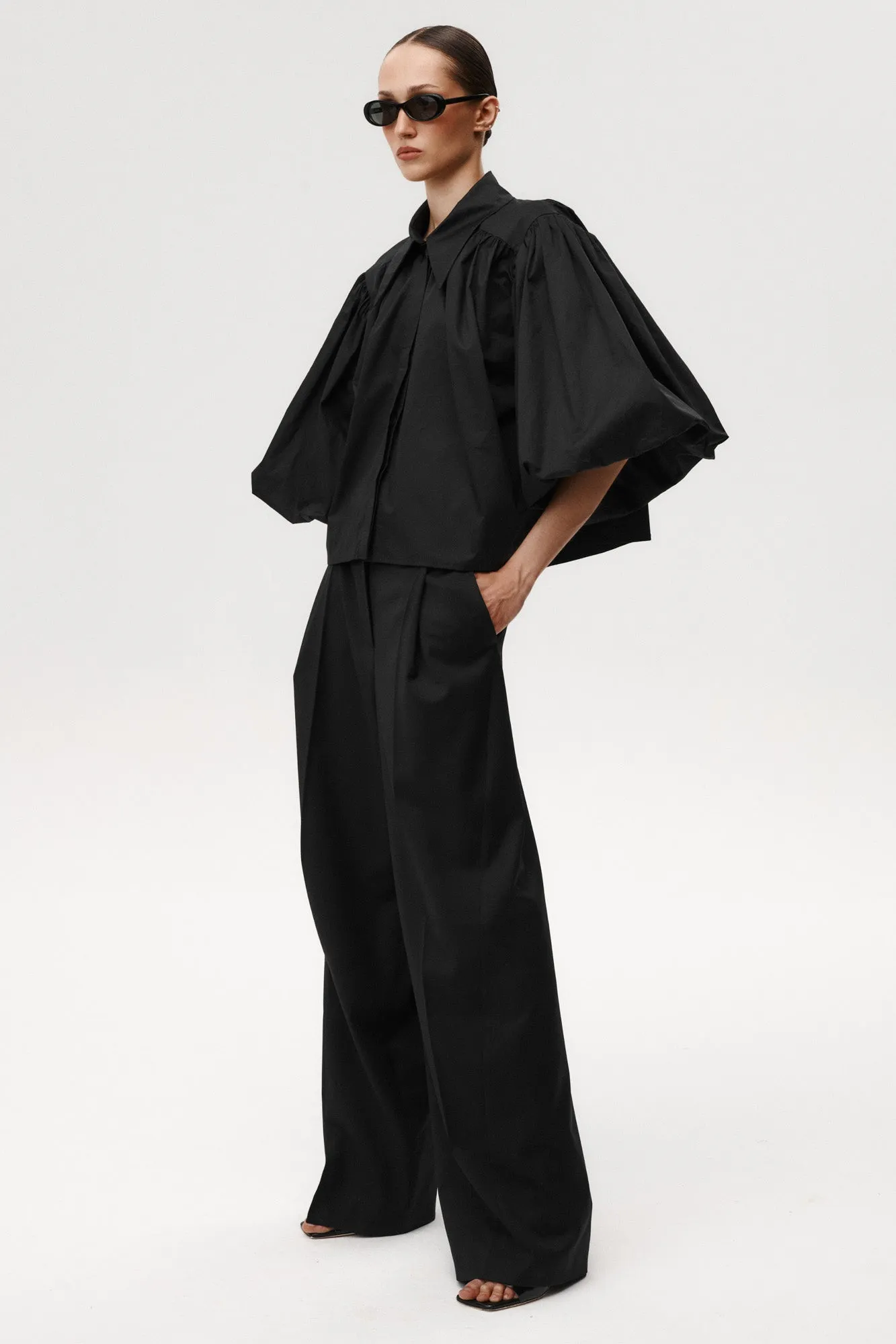 Buonasera Shirt Black sold by Undress Code product image thumbnail 4